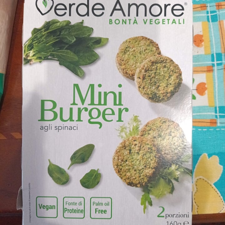 photo of Verde Amore Mini Burger Agli Spinaci shared by @arielasalcini on  26 Jan 2024 - review