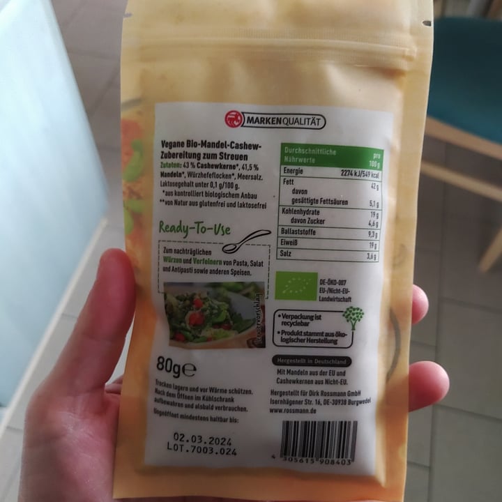 photo of enerBio pasta topping shared by @saechsine on  14 Sep 2023 - review