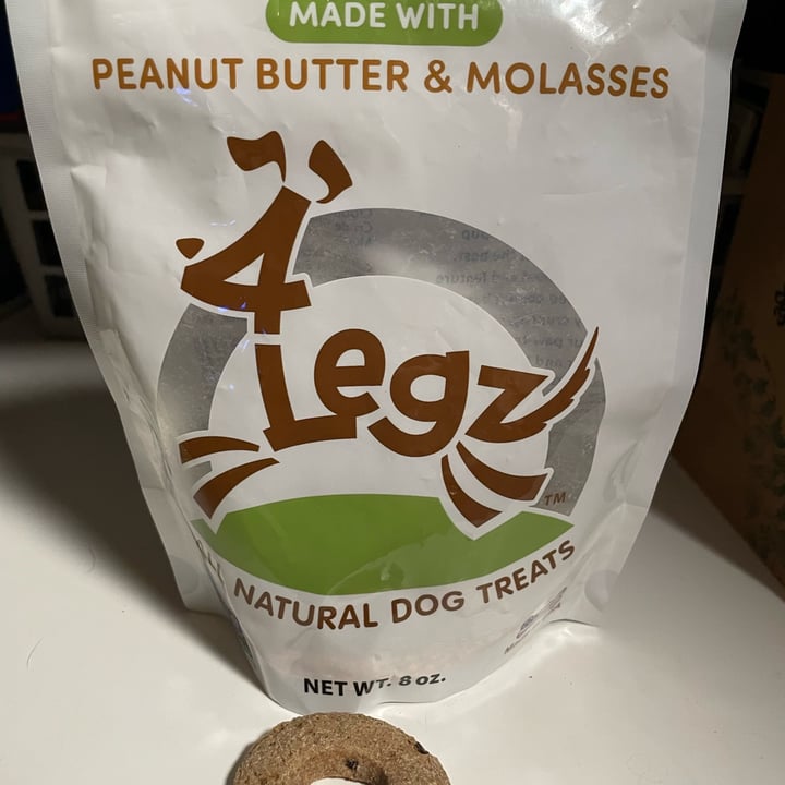 photo of 4 Legz Peanut butter and molasses dog treats shared by @julie4theanimals on  03 Apr 2024 - review