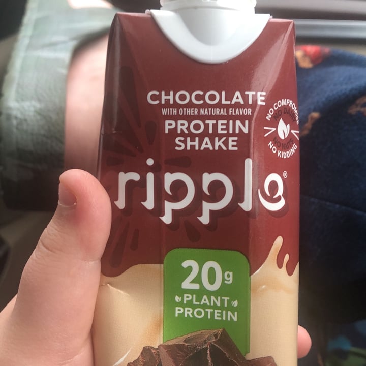 photo of Ripple Foods Chocolate Plant-Based Milk shared by @veganjordan1 on  16 Apr 2024 - review