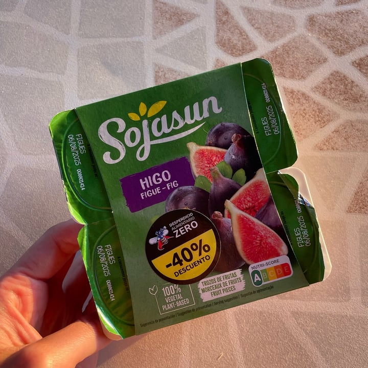 photo of Sojasun Yogur de soja con trozos de higo shared by @pauladelriver on  15 Aug 2025 - review