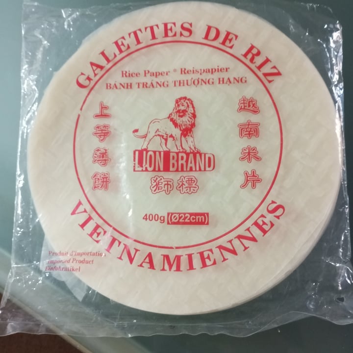 photo of Lion brand Obleas De Arroz 22cm shared by @lorriols on  04 Sep 2025 - review