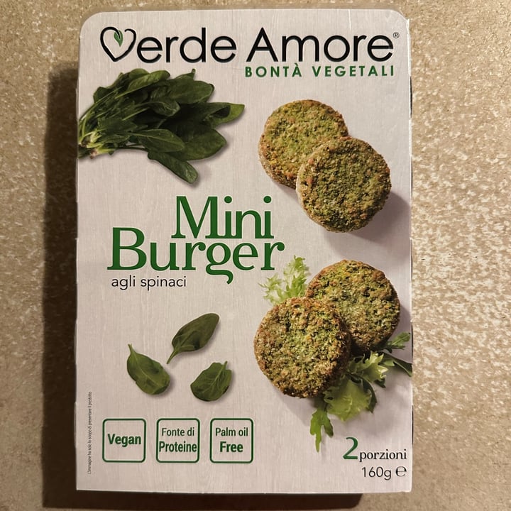 photo of Verde Amore Mini Burger Agli Spinaci shared by @adele91m on  14 Mar 2024 - review