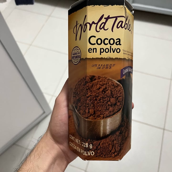 photo of World table Cocoa shared by @eroticelectronic on  11 Aug 2024 - review