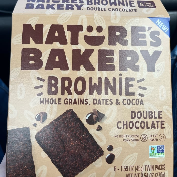 photo of Nature's Bakery Brownie Bar Double Chocolate shared by @veggie5 on  11 May 2024 - review