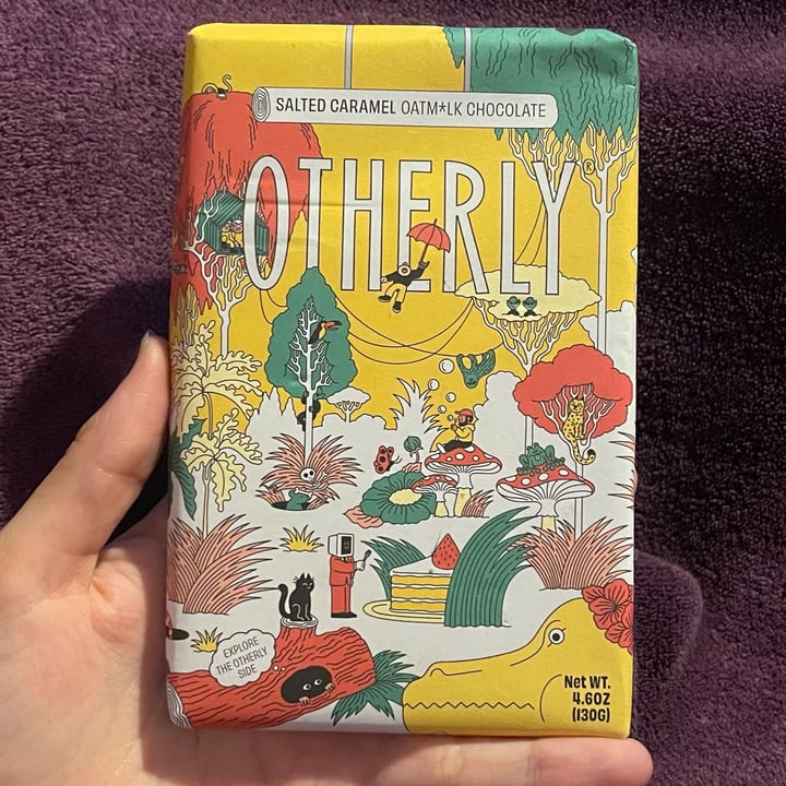 photo of OTHERLY Salted Caramel Oatm*lk Chocolate shared by @andreapajuelom on  16 Jan 2025 - review