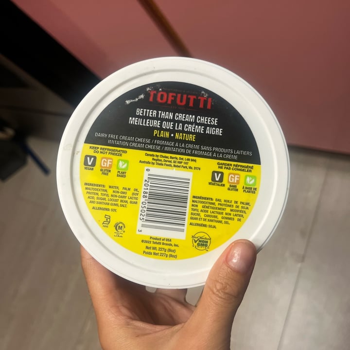 photo of Tofutti Better Than Cream Cheese shared by @spearl on  15 Jun 2025 - review