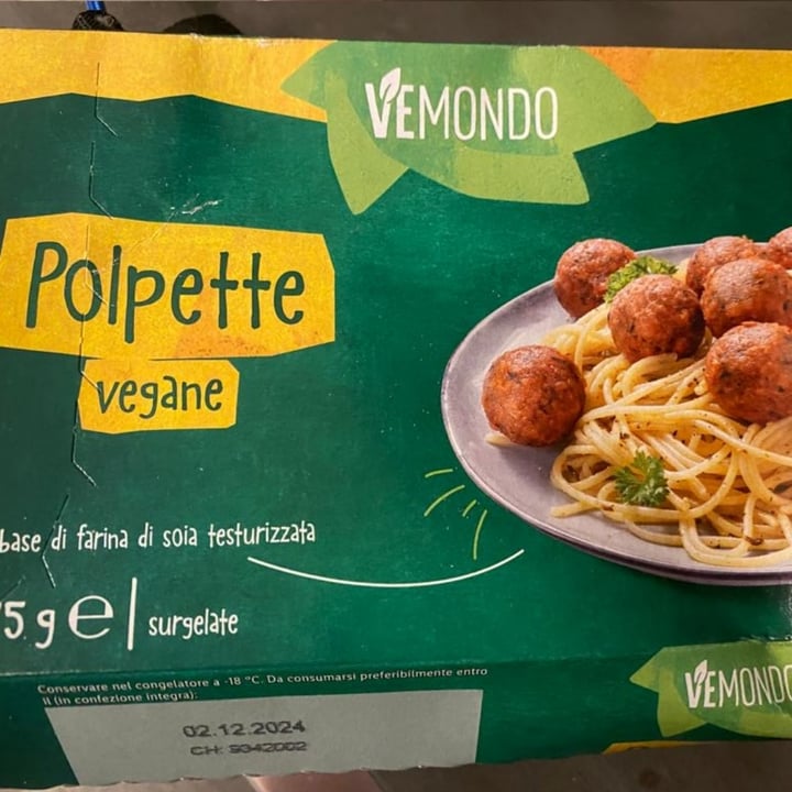 photo of Vemondo polpette vegane, A Base Di Farina Di Soia Testurizzata shared by @lukasser on  05 Mar 2024 - review