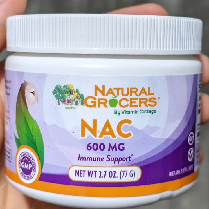 photo of natural grocers N-Acetyl Cysteine (NAC) shared by @brtjohns on  04 Mar 2024 - review