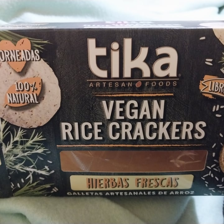 photo of Tika Vegan Rice Crackers Amapolas & Sésamo shared by @pauluna on  19 Aug 2023 - review