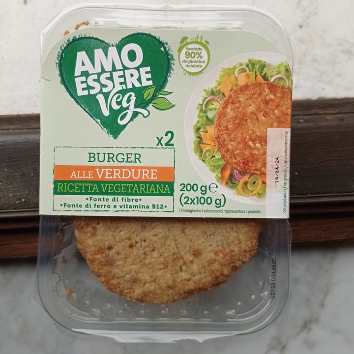 photo of Amo Essere Veg burger alle verdure shared by @susberry on  30 Mar 2024 - review