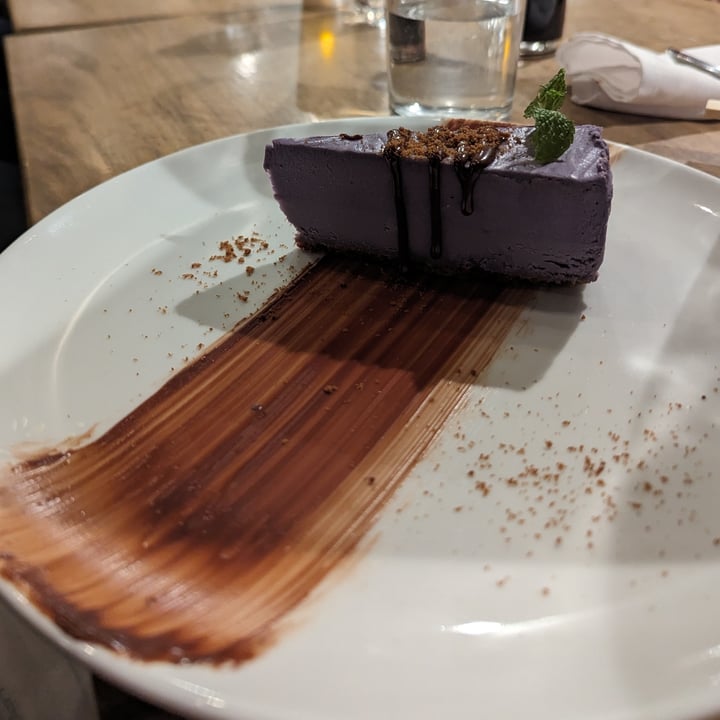 photo of Beyond Sushi (W 37th Street) Ube cheesecake shared by @kristig on  09 Apr 2024 - review