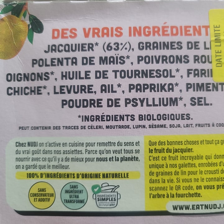 photo of Nudj galette végétale piment poivron shared by @charlottecobblepot on  14 May 2025 - review