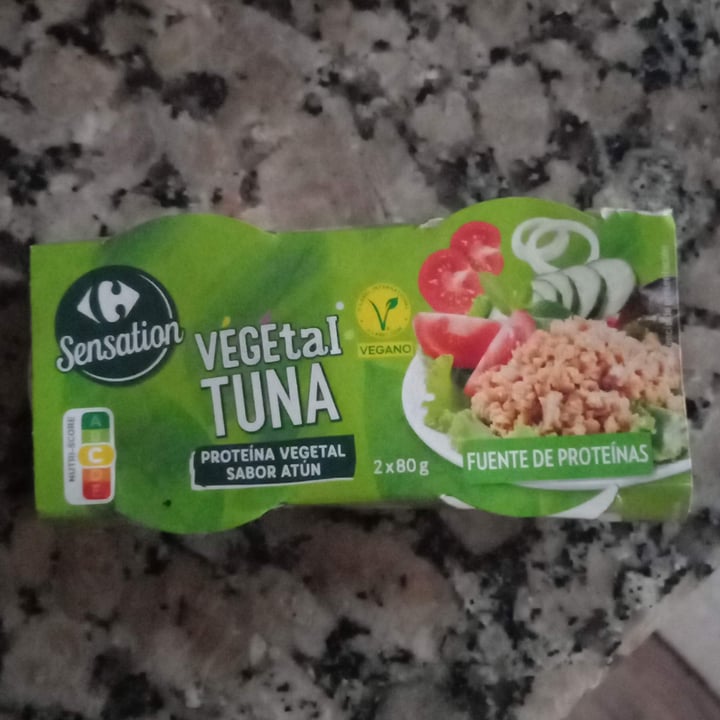 photo of Carrefour Sensation Vegetal tuna shared by @maryni on  24 Dec 2024 - review