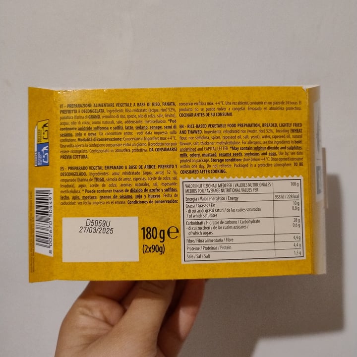 photo of Unconventional cotolette vegetali shared by @sofia-lanzoni on  13 Mar 2025 - review