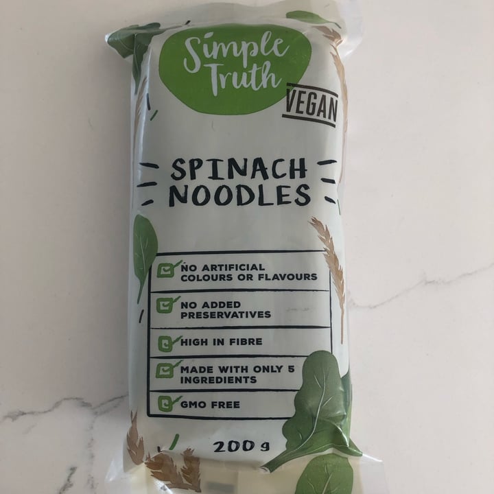 photo of Simple Truth Spinach Noodles shared by @zsuz on  10 Apr 2024 - review