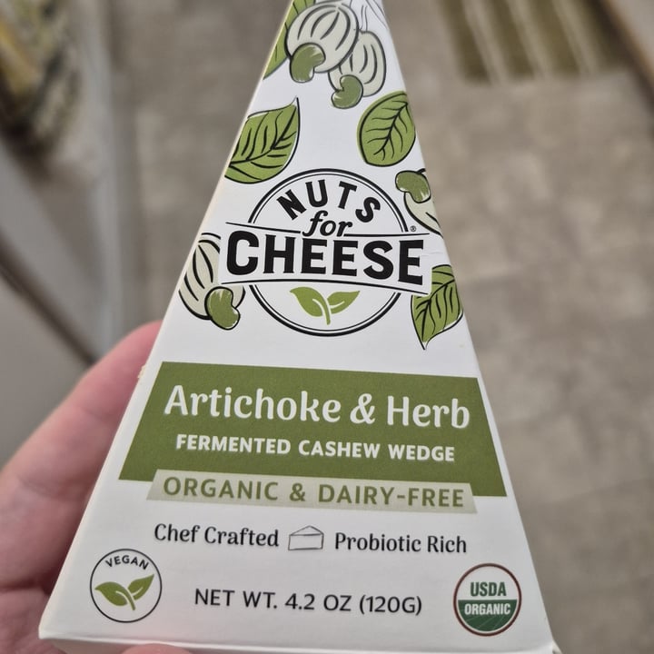 photo of Nuts For Cheese Artichoke & Herb shared by @carmarie on  04 Oct 2025 - review