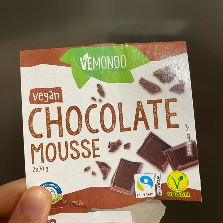 photo of Vemondo vegan chocolate mousse shared by @ffede05 on  02 Jan 2024 - review
