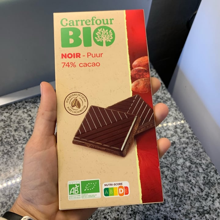 photo of Carrefour Bio noir 74% shared by @sechague on  17 Sep 2023 - review