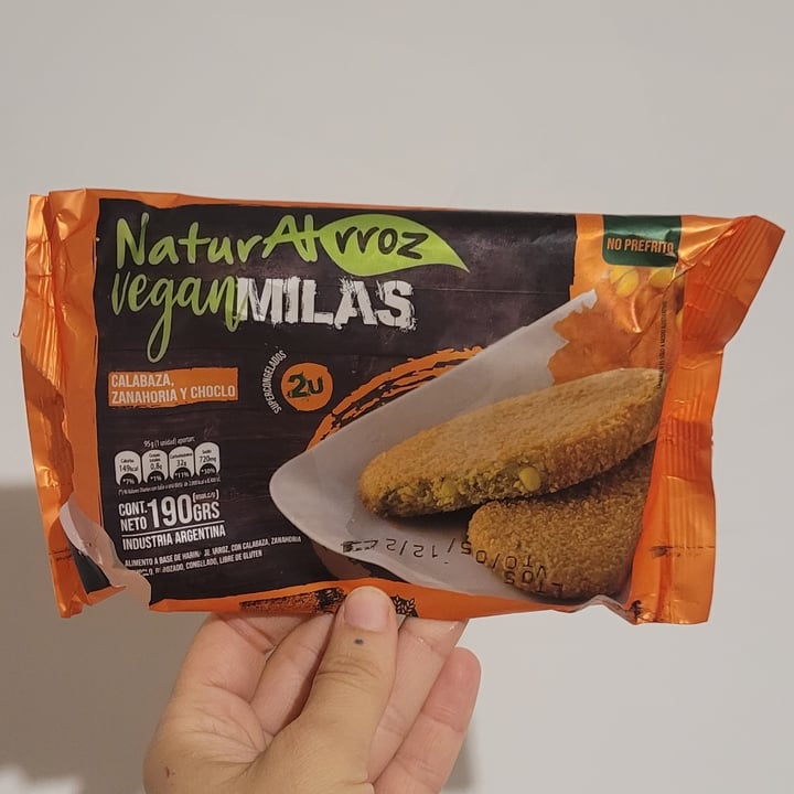 photo of Naturalrroz milanesas cabalabaza zanahoria y choclo shared by @pickirey on  22 Mar 2024 - review