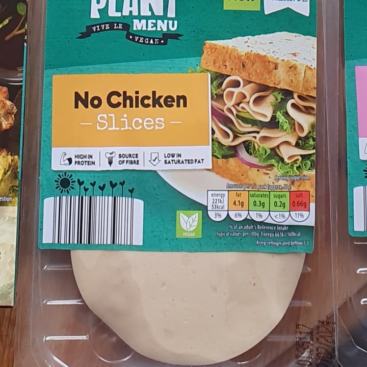 photo of Plant Menu no chicken slices shared by @laurenmitchell on  12 Mar 2024 - review