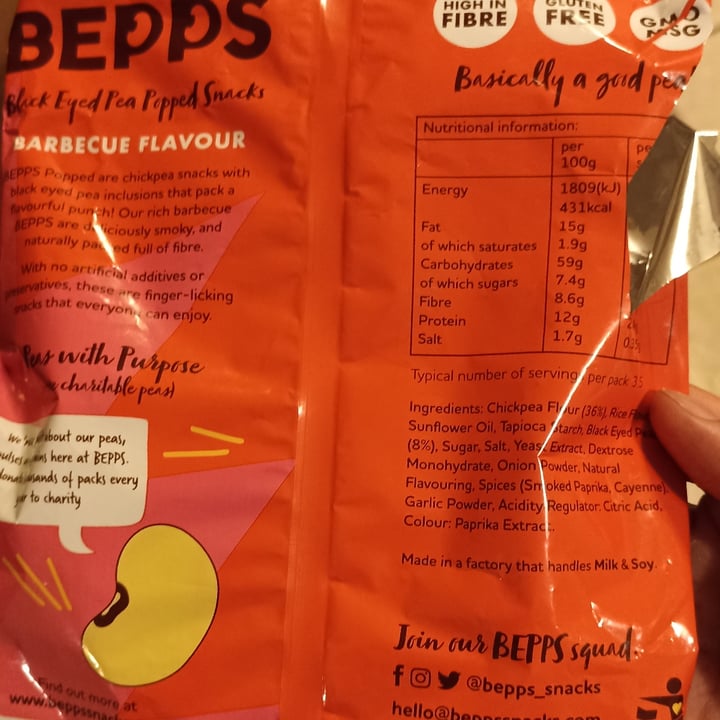 photo of Bepps Barbecue Flavour shared by @fitnish on  13 Oct 2023 - review