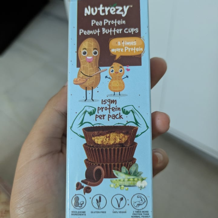 photo of Nutrezy Pea Protein Peanut Butter Cups shared by @anweshagoel on  24 Aug 2025 - review