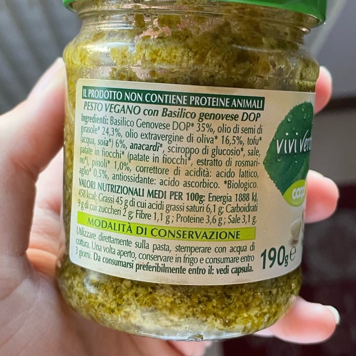 photo of Vivi Verde Coop Pesto shared by @elirecensioni on  06 Sep 2023 - review