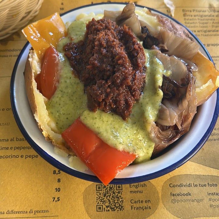 photo of Poormanger Patata Ripiena (Peperoni, crema di pomodori secchi, crema di zucchine) shared by @chiara2098 on  13 Aug 2025 - review