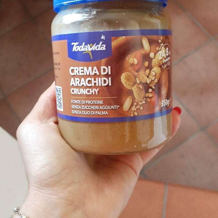 photo of Todavida crema di arachidi crunchy shared by @marydrago3 on  19 Sep 2025 - review