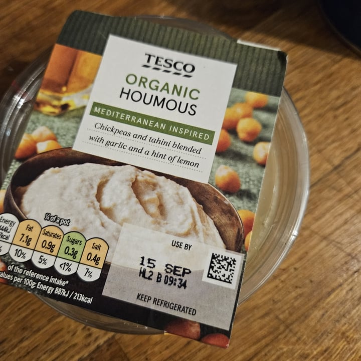 photo of Tesco Organic Houmous shared by @amelie3l on  18 Sep 2023 - review