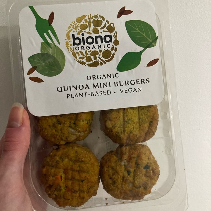 photo of Biona Organic Quinoa Mini Burgers shared by @cheapsoybean on  16 Dec 2024 - review