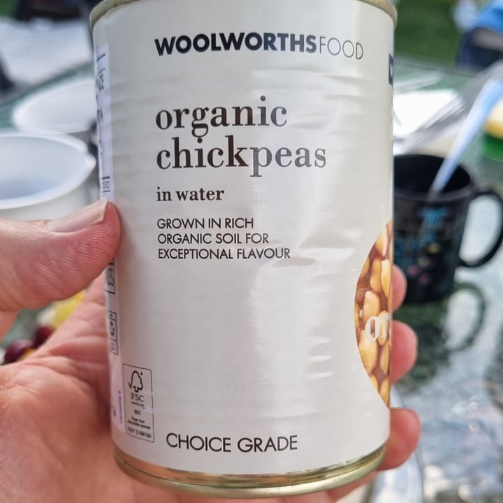 photo of Woolworths Food Organic Chickpeas shared by @vegankitchensa on  07 Jan 2024 - review