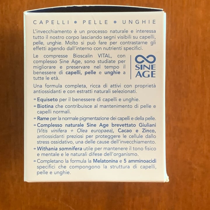 photo of Bioscalin bioscalin vital capelli pelle unghie shared by @giulia1984 on  09 Apr 2024 - review