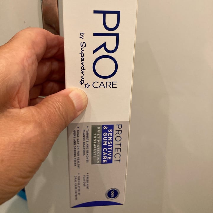 photo of Superdrug Store plc Pro Care Protect Sensitive & Gum Care shared by @mictheotterspotter on  18 Aug 2024 - review