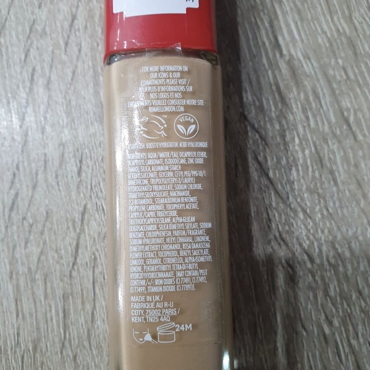 photo of Rimmel London Lasting Finish Foundation 35H shared by @miriam27 on  15 May 2024 - review