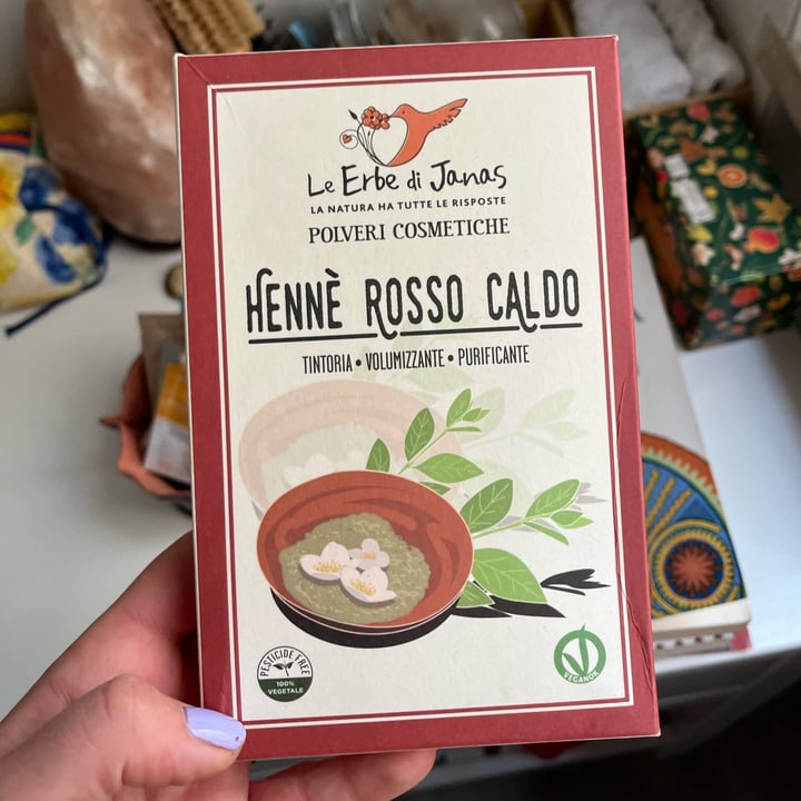 photo of Le Erbe di Janas Hennè Rosso Caldo shared by @pullula on  27 Apr 2024 - review