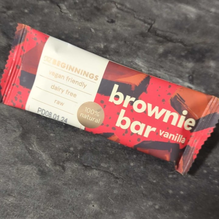 photo of The beginnings Brownie Bar Vanilla shared by @albaalr on  06 Apr 2024 - review