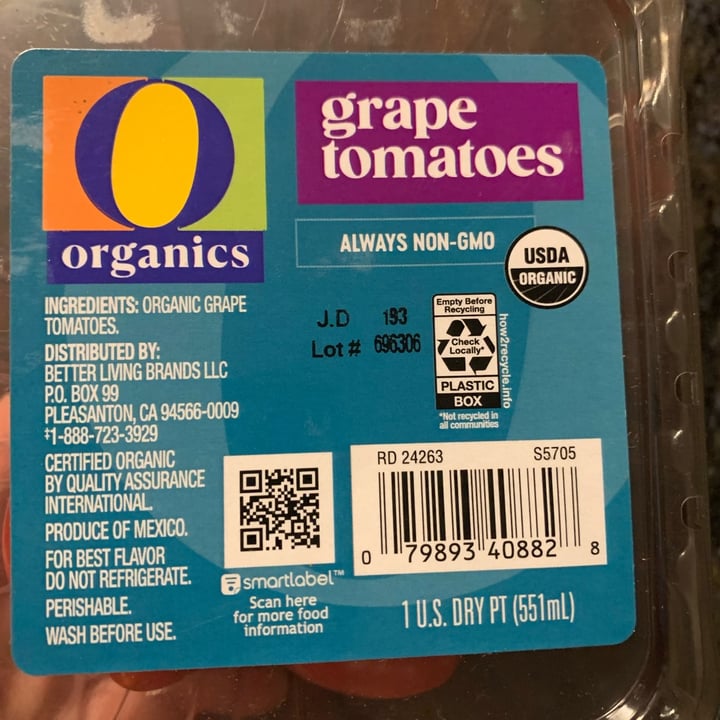 photo of Organics Grape Tomatoes shared by @rochi09 on  04 Aug 2025 - review