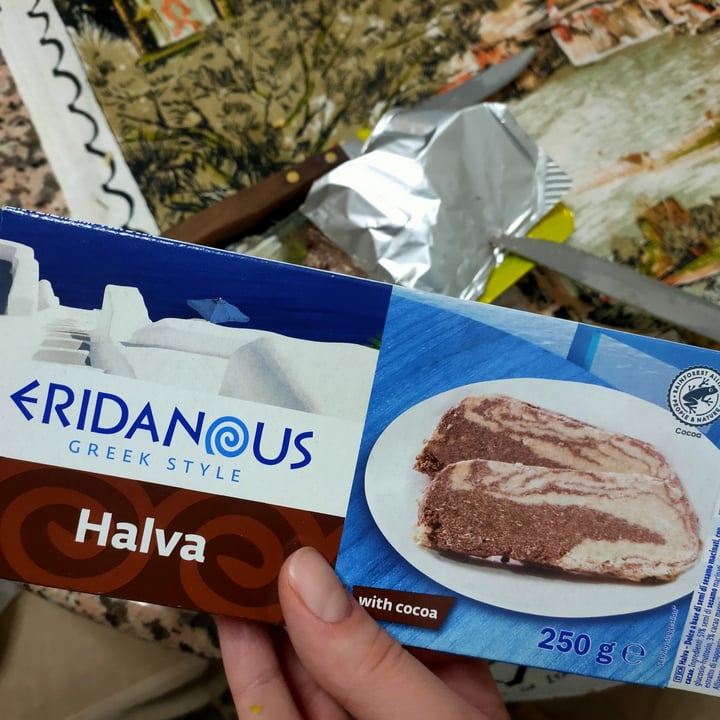 photo of Eridanous Halva with almonds shared by @momosdolls on  28 Feb 2024 - review