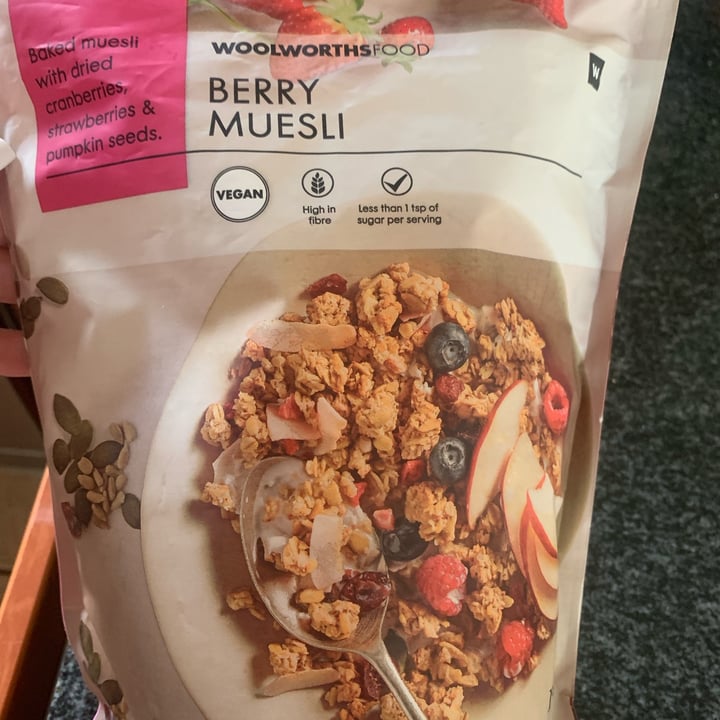 photo of Woolworths Food Berry Muesli shared by @successfulturtle87 on  07 Feb 2024 - review