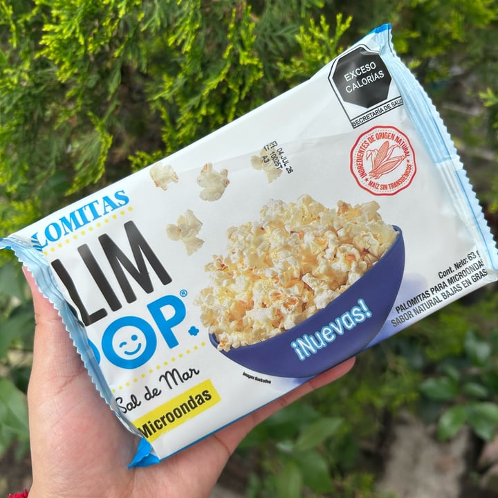 photo of Slim Pop Palomitas para microondas sabor sal de mar shared by @viridianarromero on  26 Jun 2025 - review