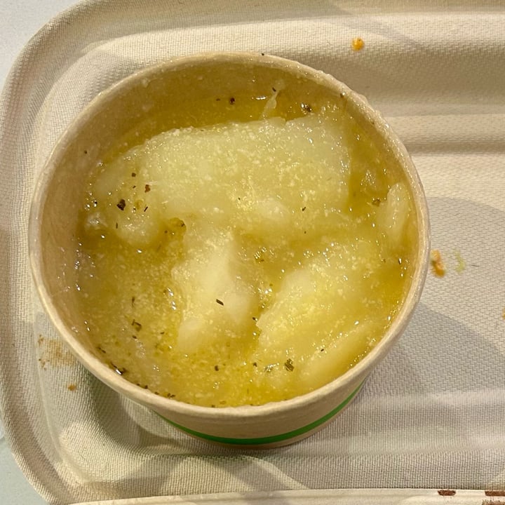 photo of Vegan Cuban Cuisine Side of boiled Yuca with Mojo shared by @natsveganfood on  15 May 2024 - review