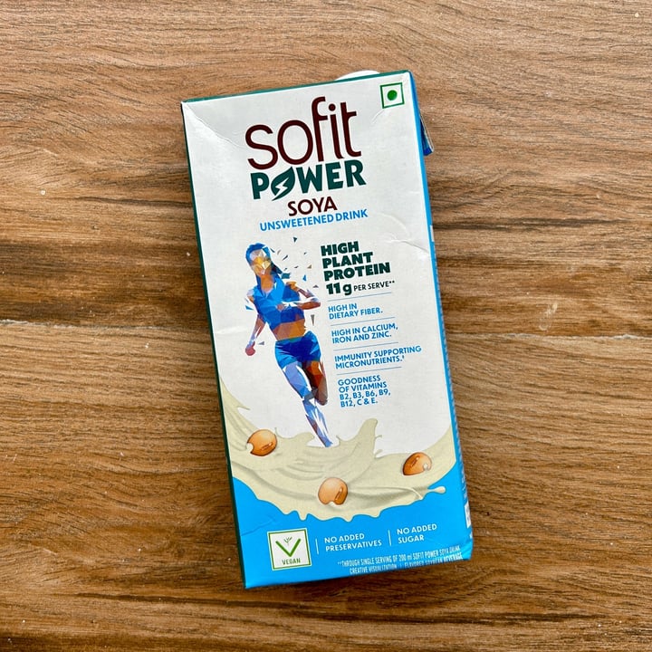 photo of Sofit Power Soya Unsweetened Drink shared by @veganniran on  21 Mar 2024 - review
