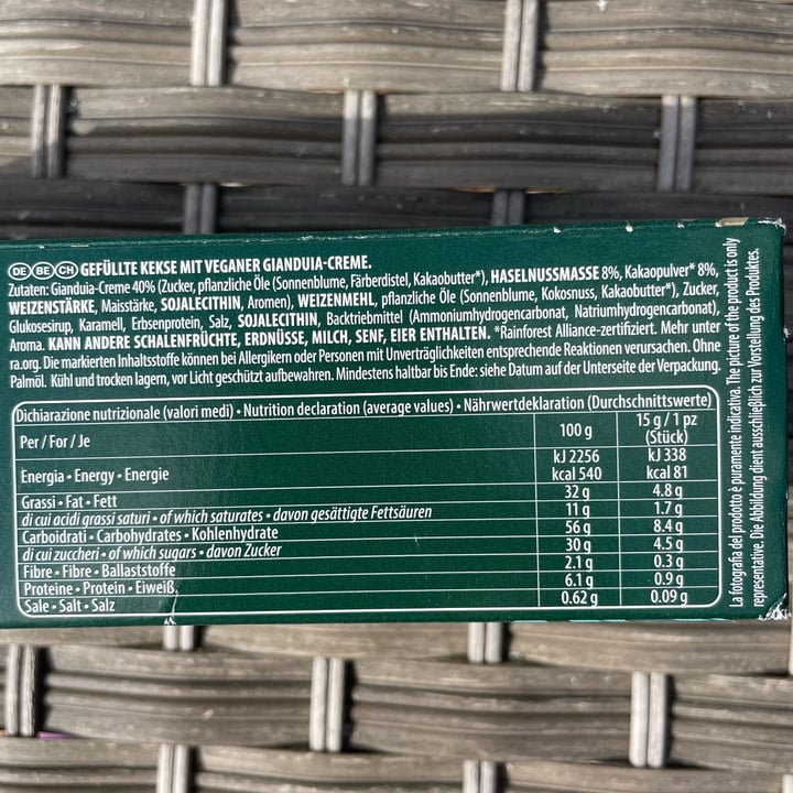 photo of Grisbí Vegan Gianduia shared by @salsedine on  12 Sep 2025 - review
