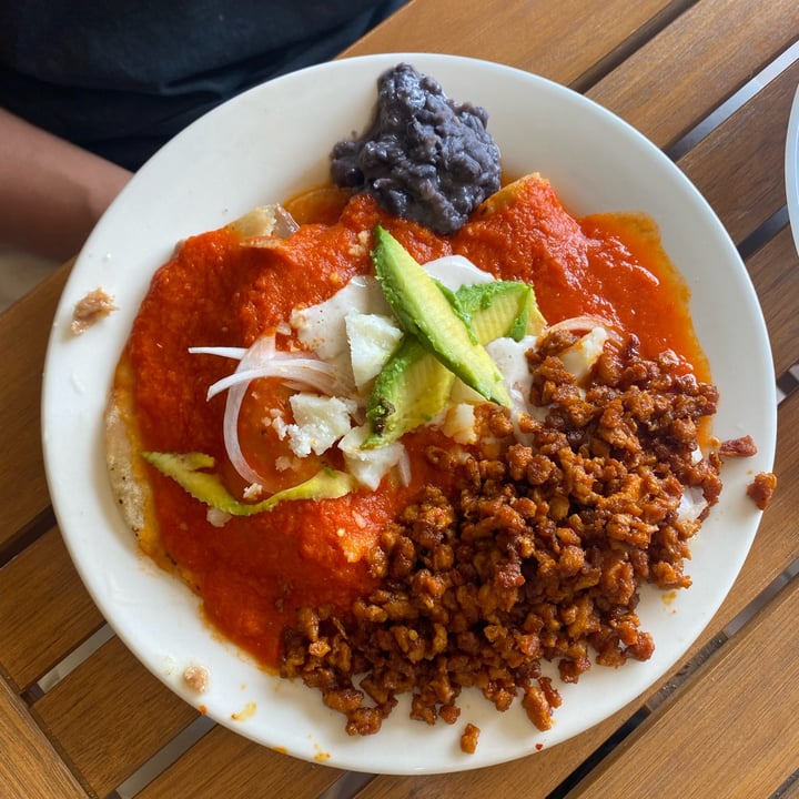 photo of 9 ó 6 Comida Vegana. enchiladas shared by @marianavalevrg on  01 Oct 2023 - review