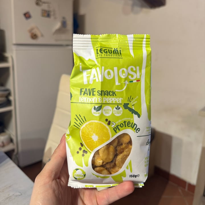photo of Legumi del tavoliere Fave Snack Lemon & Pepper shared by @therealnoccio on  28 Apr 2025 - review