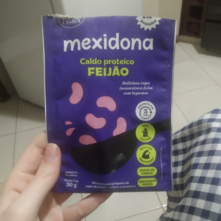 photo of Mexidona Caldo Proteico Feijão shared by @luisafdem on  10 Jul 2024 - review