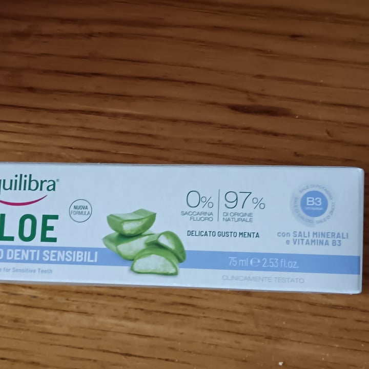 photo of Equilibra dentifricio denti sensibili shared by @nospecismo on  10 Mar 2025 - review