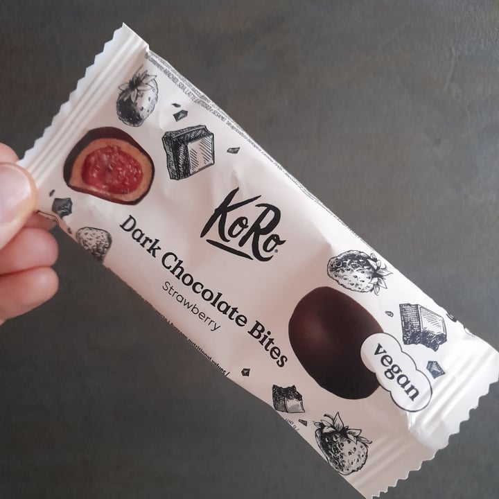 photo of Koro Dark Chocolate Bites Strawberry shared by @auramala on  22 Jul 2025 - review